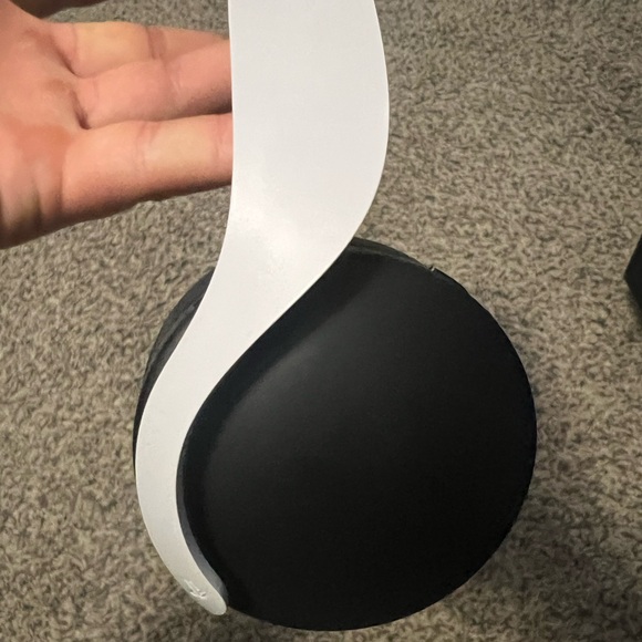 Wireless Black and White Headphones